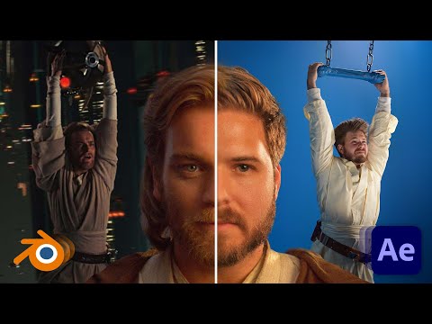 Remaking Obi-Wan's Iconic Prequel Scene with Blender & After Effects