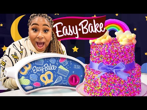 LATE NIGHT baking with the EASY BAKE OVEN!