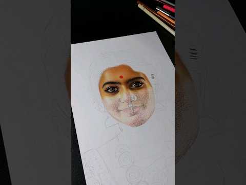 Gyus the actress? 🤗 | Colour pencil sketch #sketch #art #shortsviral