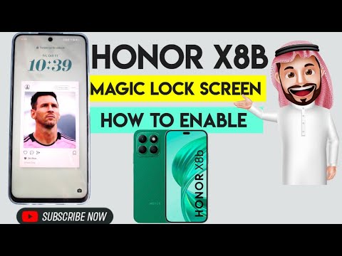 Honor x8b magic lock screen #honorx8b