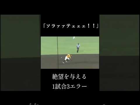 【絶望】元阪神ソラーテの1日3エラーまとめ　#野球 #baseball #プロ野球 #npb #阪神タイガース #阪神 #お笑い #ネタ #爆笑