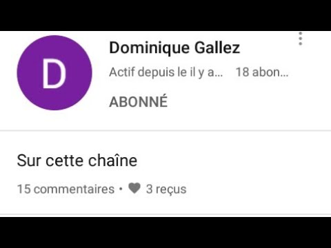 Pub pour Dominique gallez