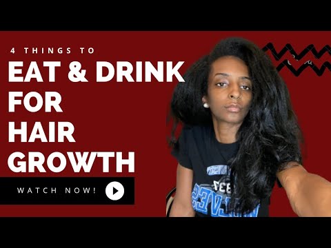 EAT AND DRINK THIS FOR HAIR GROWTH | WHAT I TAKE FOR LONGER HAIR!