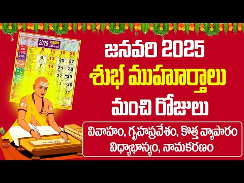 january 2025 calendar Telugu | Important Days in January 2025 | Bhakthi Margam Telugu