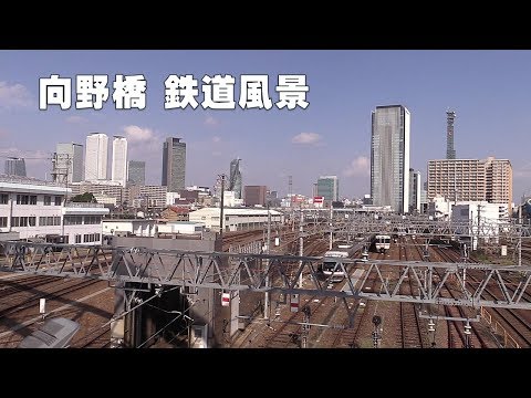 名古屋 向野橋・鉄道風景