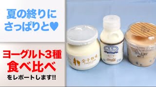 【福島県観光物産館】残暑を乗り切る甘酸っぱいヨーグルト3種【2020年秋・福島県】