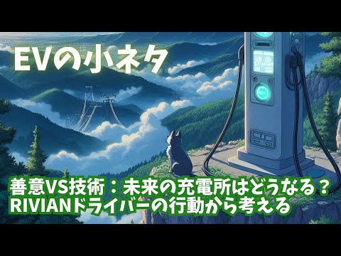 【EVの小ネタ】善意VS技術：未来の充電所はどうなる？Rivianドライバーの行動から考える