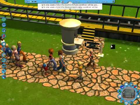 RollerCoaster Tycoon 3体験版やってみた