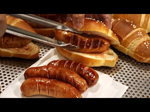 Sandwiches with Big Sausages! Sausage Sandwich | Korean Bakery