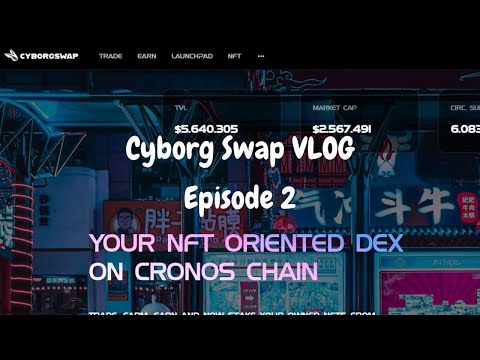 How to Make money as passive income on Cyborgswap.  Vlog edition. Day 2 #cronos #passiveincome