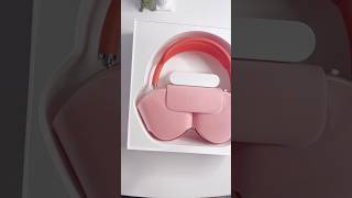 Pink Apple Airpods Max 🎀🩰 #airpodsmax #aesthetic #unboxing #aestheticvlog #asmr #pinterest #fyp