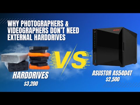 WHY YOU KEEP BUYING EXTERNAL HARDDRIVES? [Asustor AS5404T NAS]