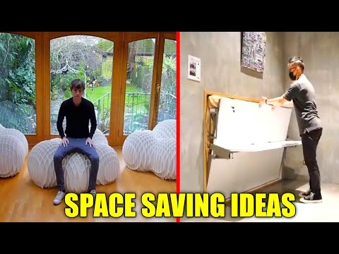 SPACE SAVING FURNITURE IDEAS 2020 | Creative Space Saving Solutions - Multi Functional Furniture