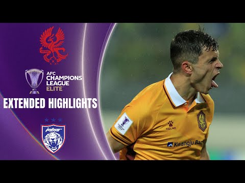 Gwangju vs Johor Darul Ta'zim: Extended Highlights | AFC Champions League Elite | CBS Sports Golazo