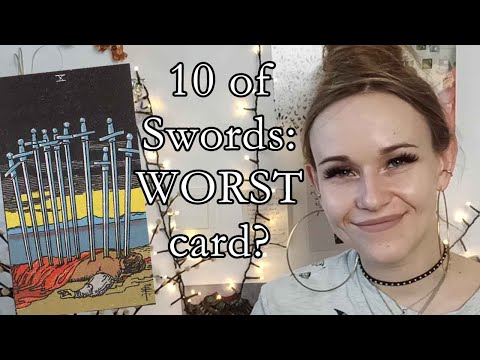 Deep Tarot Talk: 10 of Swords ⚔️ Scary Card? [Tarot Study]