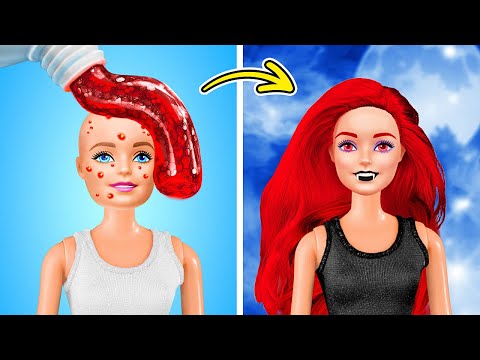 Extreme VAMPIRE MAKEOVER! How to Become POPULAR VAMPIRE at SCHOOL by La La Life Emoji