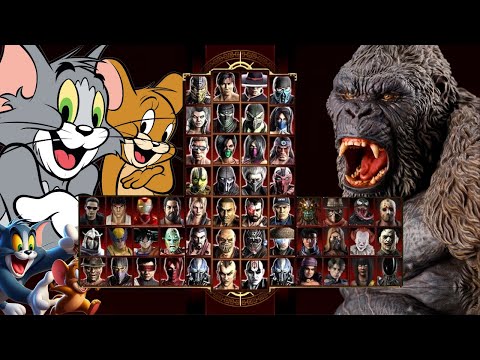 Mortal Kombat 9 - TOM & JERRY 🐱 & KONG 🐵 - Expert Tag Ladder - Gameplay @(1080p) - 60ᶠᵖˢ ✔