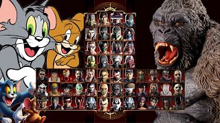 Mortal Kombat 9 - TOM & JERRY 🐱 & KONG 🐵 - Expert Tag Ladder - Gameplay @(1080p) - 60ᶠᵖˢ ✔