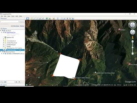 How to make Project Boundary POLYGON with Google Earth PRO