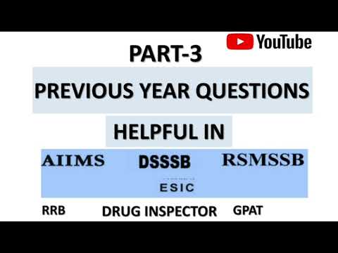 Previous year paper |For Pharmacy Exams| Repeatedly Ask