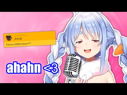 Pekora Gives Us ASMR 【Hololive English Sub】