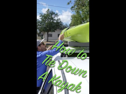 How to Strap Your Kayak to Your Roof Rack | Kayaking 101 #shorts #yakima