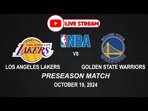 NBA LIVE! LAKERS vs WARRIORS | NBA PRE SEASON | October 19, 2024 | NBA2K24 CPU vs CPU