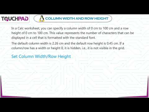 Coloumn Width and Row Height |𝐂𝐡 05|Plus 𝐕𝐞𝐫3.𝟏|𝐂𝐥𝐚𝐬𝐬 𝟎6