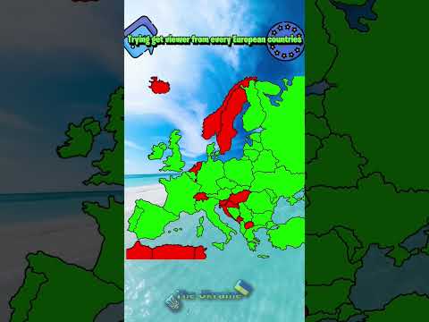 Trying get viewer from every European countries #europe #map