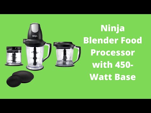 Ninja Blender Food Processor with 450-Watt Base