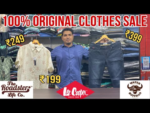 ₹249🥵Branded Clothes Offer😰| Original Jeans At ₹399 | Style Factory | Dharavi