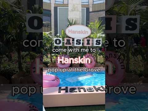 HanSkin Pop up At the Grove so cute!!! #hanskin #popup #koreanskincare #kbeauty #thegrove #la