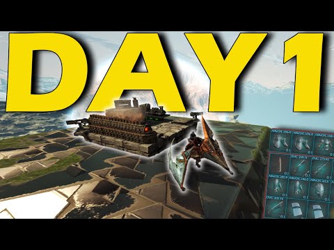 SOLO Claiming A Unraidable Cave Location Day 1! | Ark PvP