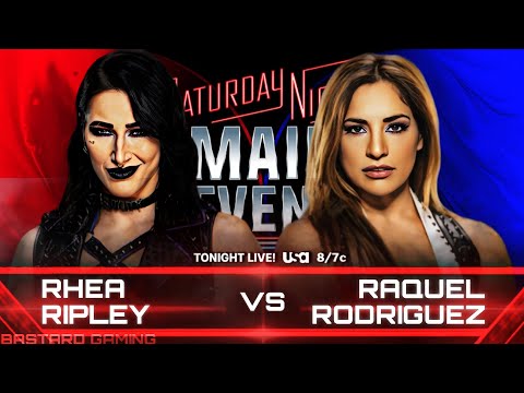 WWE 2K24 | Rhea Ripley VS Raquel Rodriguez | Saturday Night Main Event