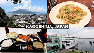 Solo Travel in Kagoshima Japan | Active Volcano | Juicy Tonkatsu