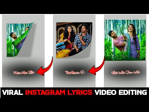 Viral Trending Lyrics Video Editing In Capcut | Instagram Aesthetic Lyrics Video Editing 🦋