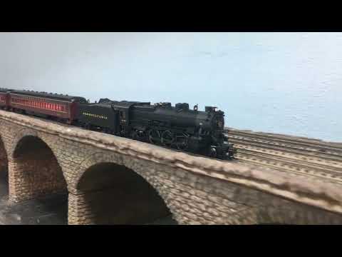 Pennsylvania K4 Running on Bob McKay's N Scale Layout