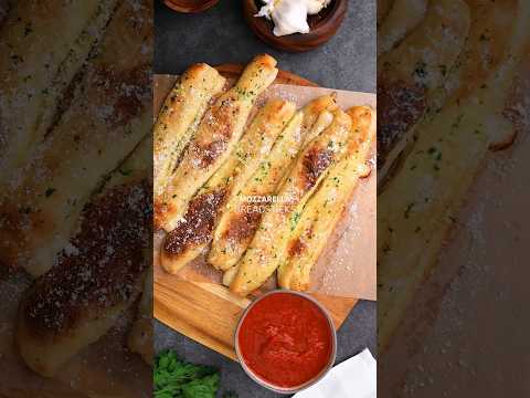 Mozzarella Stuffed Breadsticks