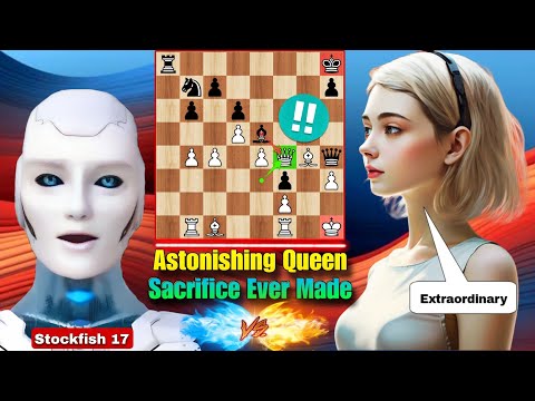 Stockfish 17 EXTRAORDINARILY Sacrificed His Queen Against Princess Chess AI For Revenge | Chess | AI