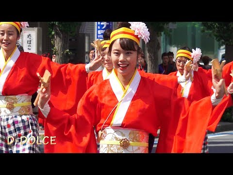 【ひらり】坂戸・夏よさこい #8 2018/8/18 よさこい祭り