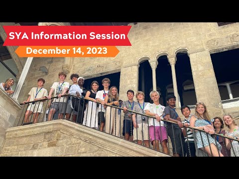 December 14 SYA Info Session