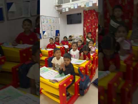 Activities we do in school! #ytshorts #youtubeshorts #preschool #classroom #realtime #kids #learning