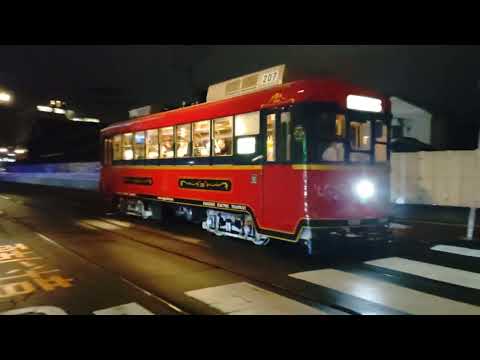 おでん電車　あかり令和6年3月27日 出島脇通過　乗ってみたいな♫