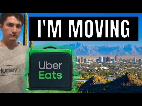 My Final Phoenix Uber Eats Shift - I'm Moving!