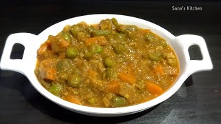 No Frying | No Grinding Curry in 5 minutes | Vegetable Curry in Pressure cooker