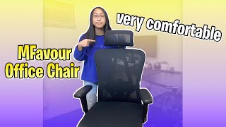 Mfavour Ergonomic Office Chair with Lumbar Support Review and Unbox