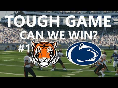 TOUGH GAME VS PENN STATE! CAN WE WIN? Princeton Dynasty NCAA Football 14 Teambuilder Dynasty S7E9