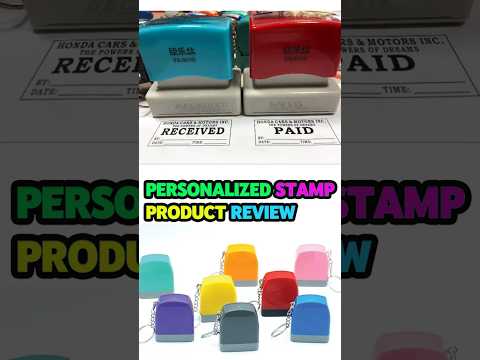 Personalized stamp Product Review.Portable... Maganda...Affordable🛒 #stamps #personalizedstamp