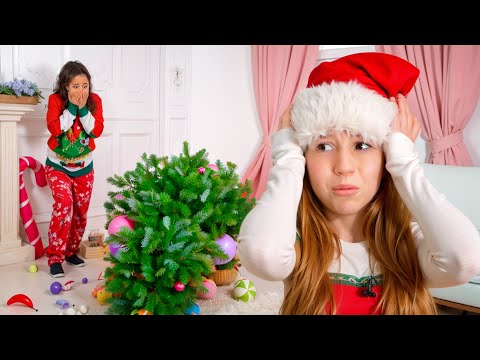 Nastya and Christmas stories about good behavior