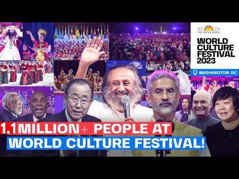 1.1 Million People | 180 Countries | World Culture Festival 2023 Highlights | Art Of Living